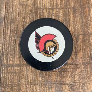 Vintage Prince Edward Island Senators Hockey Puck AHL Official VTG Inglasco
